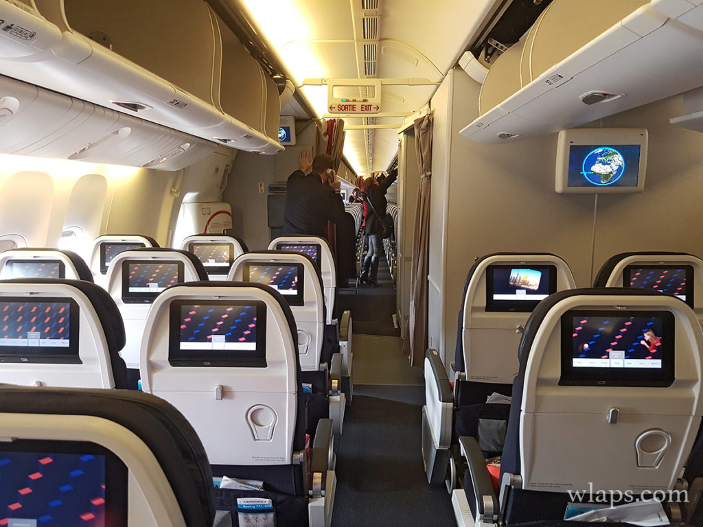 Comment se passe un vol long courrier Air France ? Wlaps