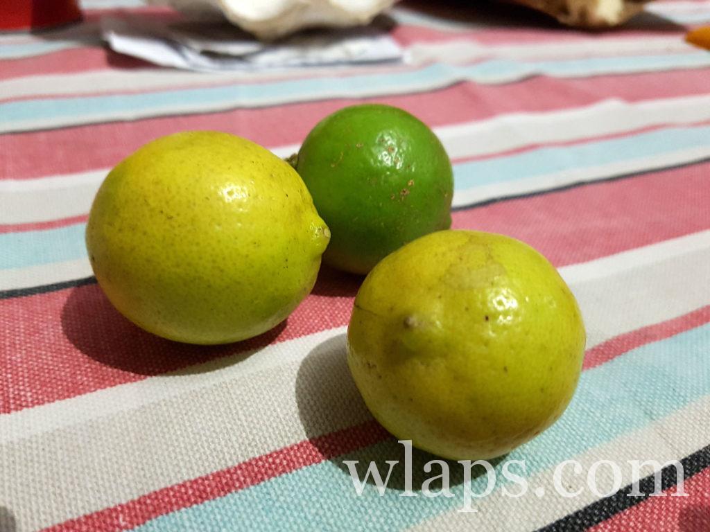 citrons de l'île Maurice