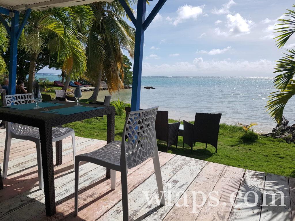La vue au Sun 7 Beach à Marie Galante