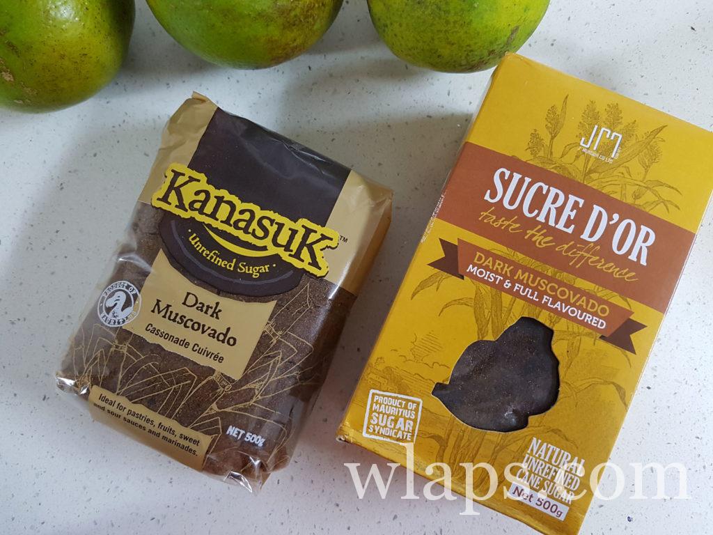 sucre dark muscovado en souvenir de l'ile Maurice
