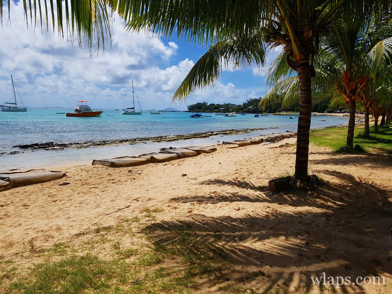 La plage de Bains Bœufs à l'île Maurice