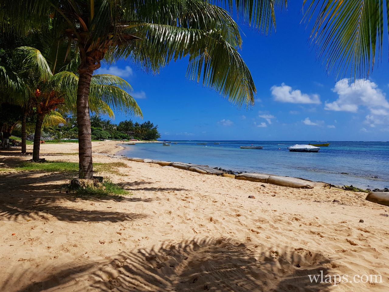 La plage de Bains Bœufs à l'île Maurice