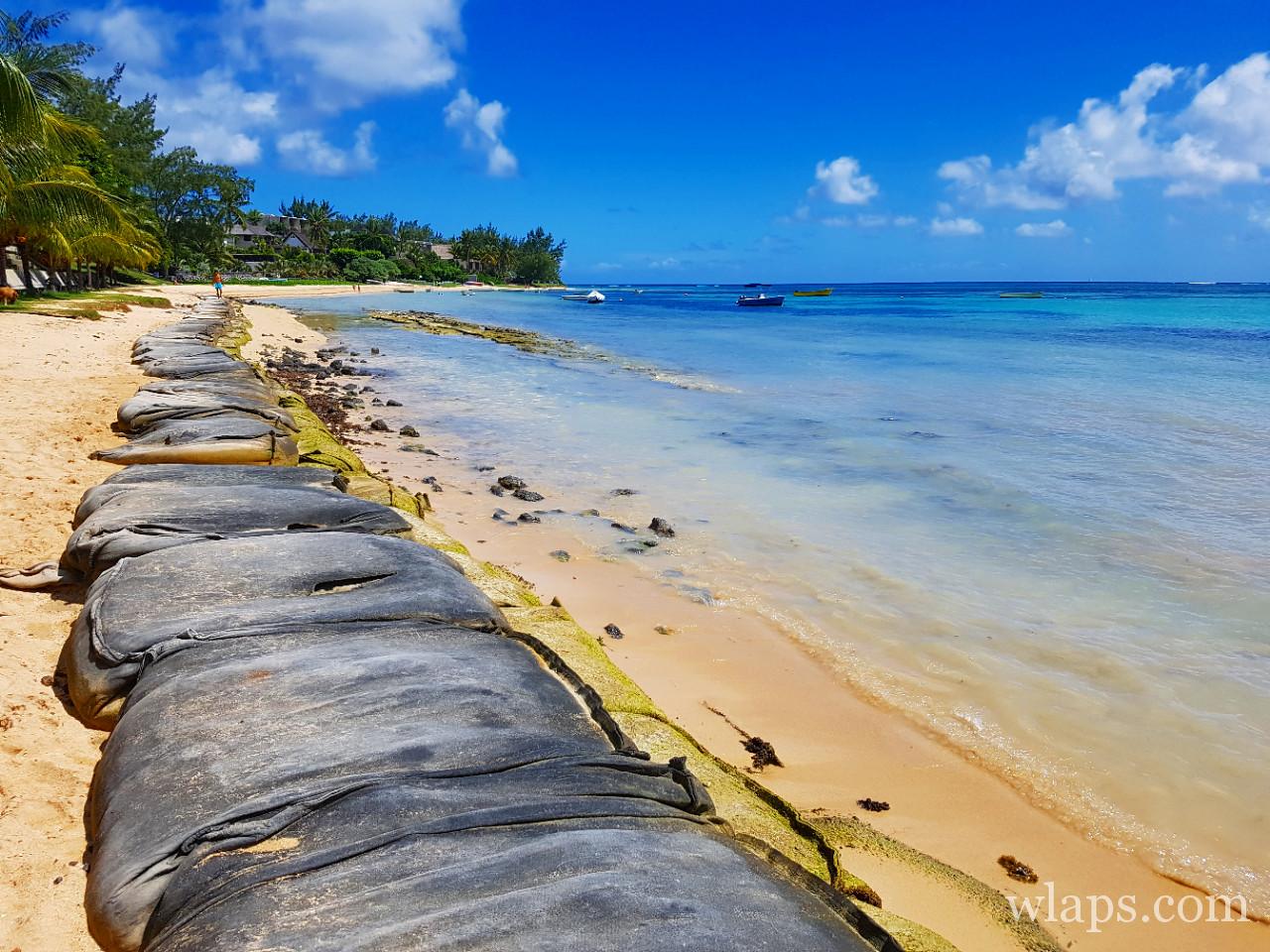 La plage de Bains Bœufs à l'île Maurice