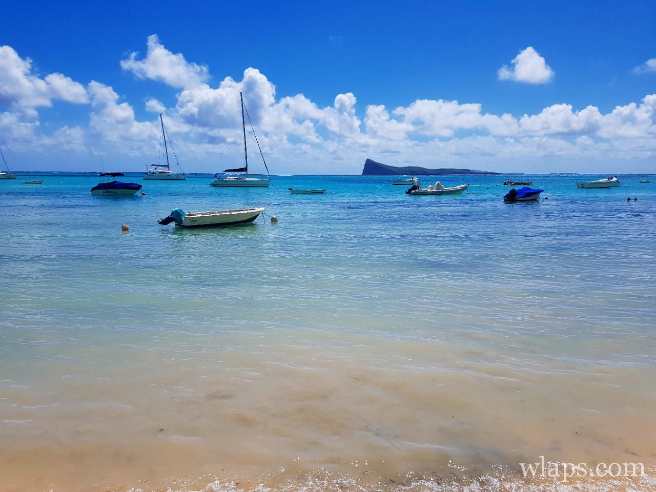 Le coin de mire et la plage de Bains Bœufs à l'île Maurice