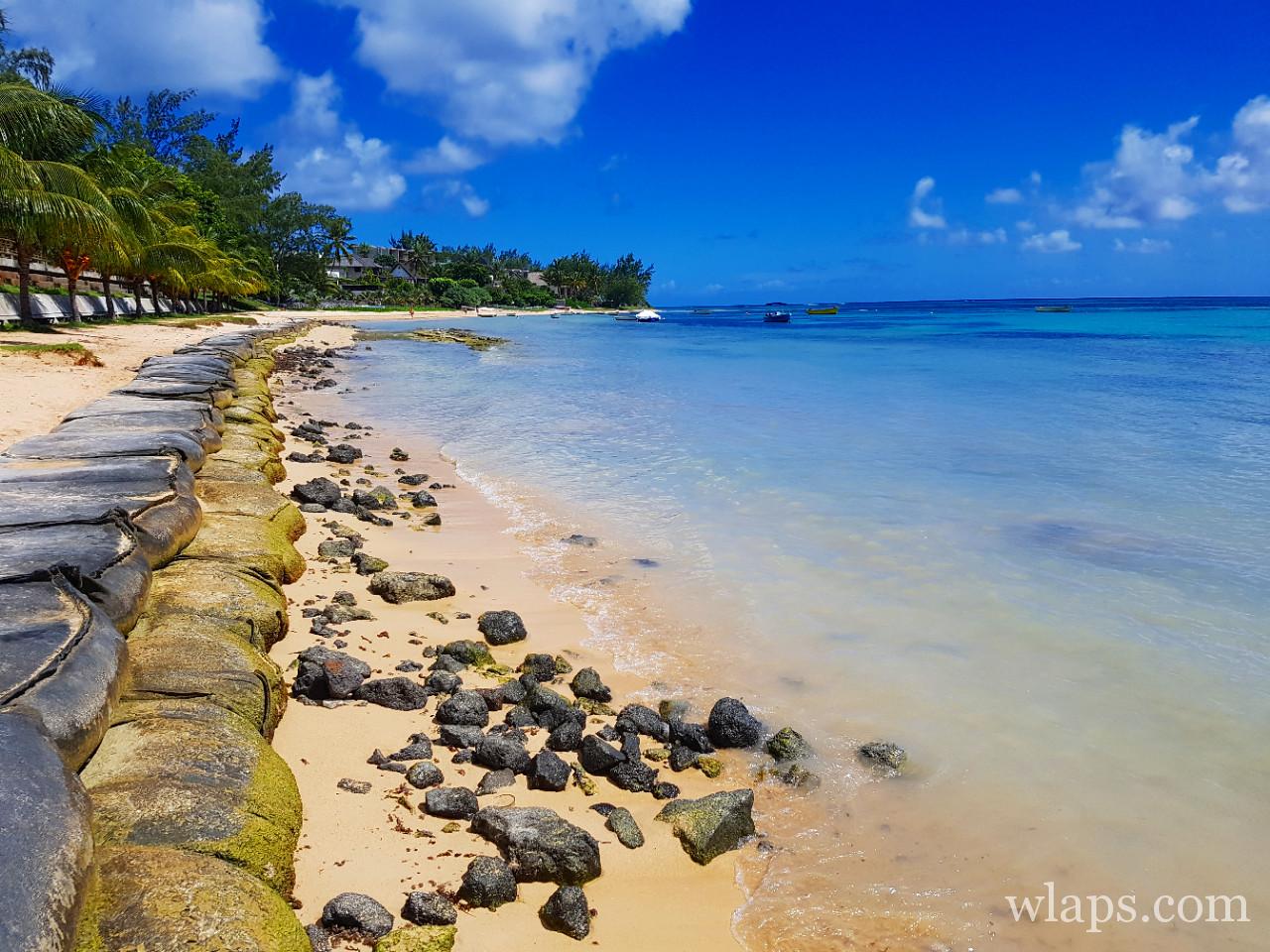 La plage de Bains Bœufs à l'île Maurice