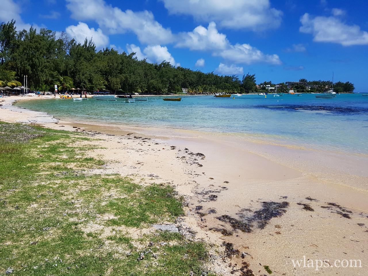 La plage de Bains Bœufs à l'île Maurice