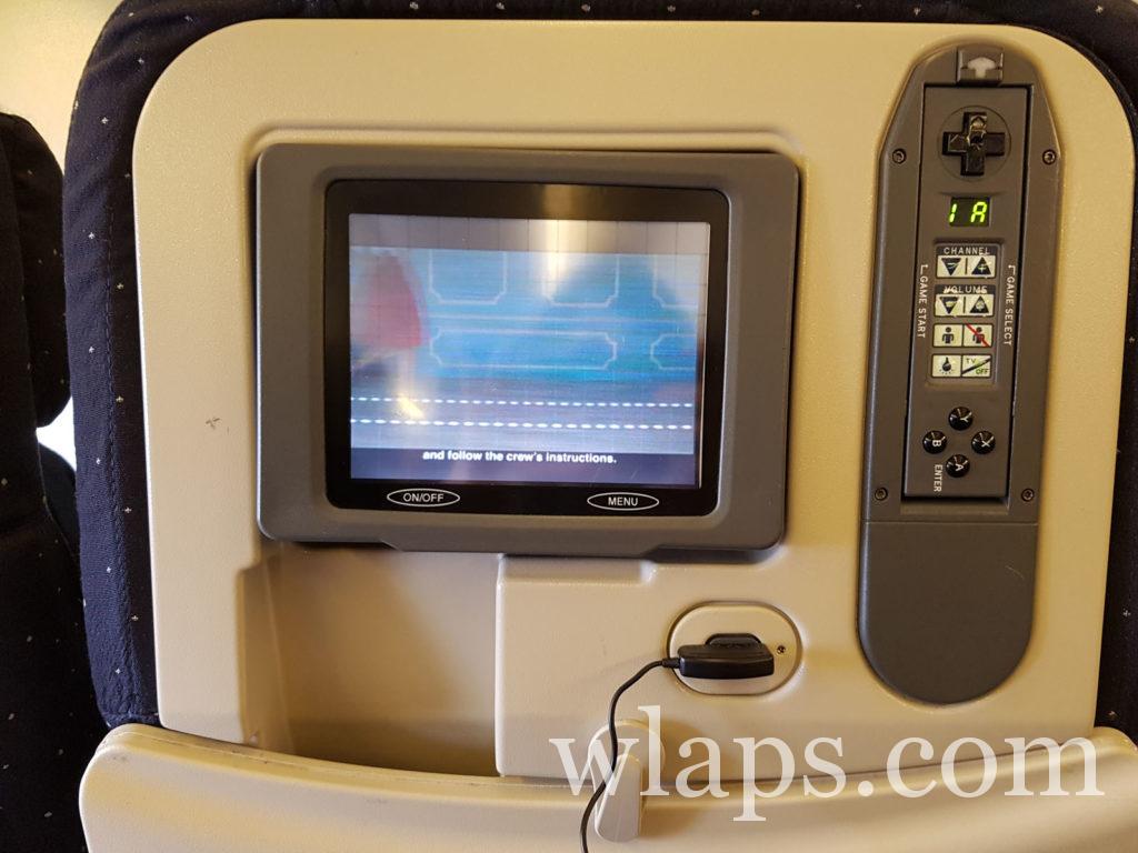 Télévision à bord de l'avion air france