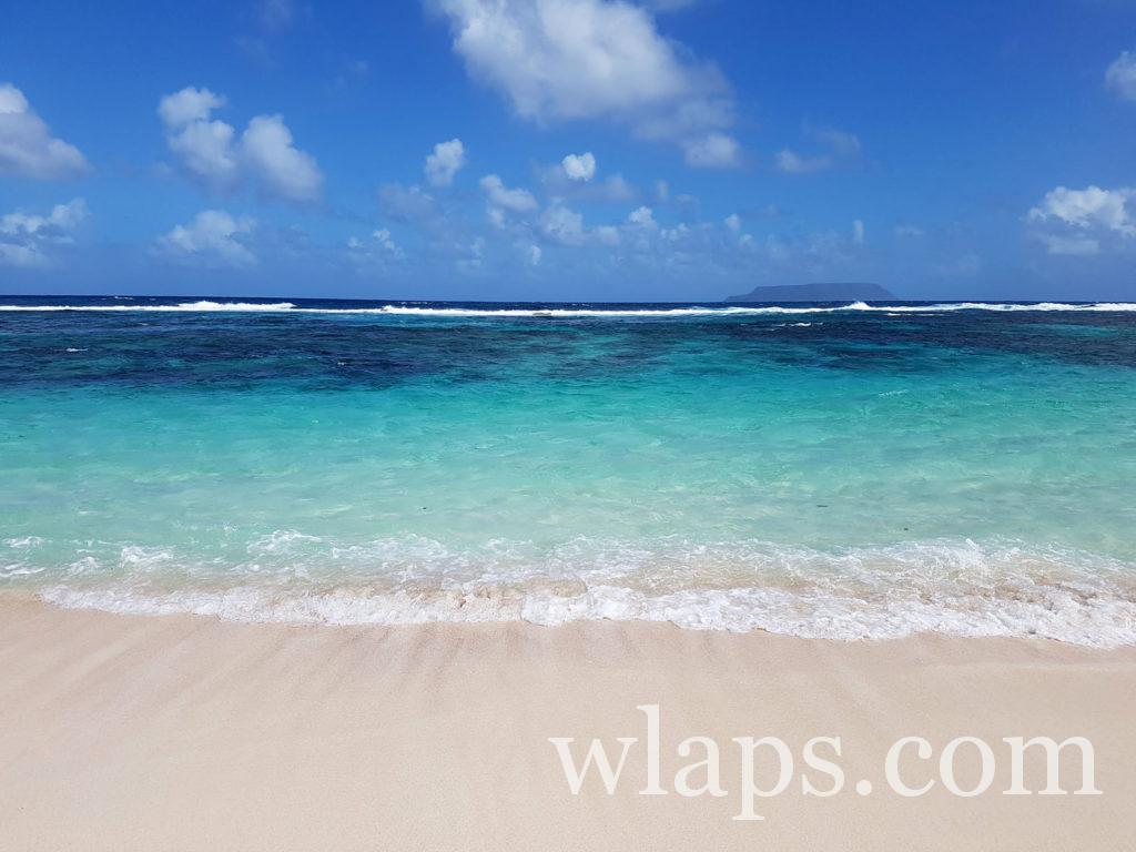 vue sur La Désirade en Guadeloupe