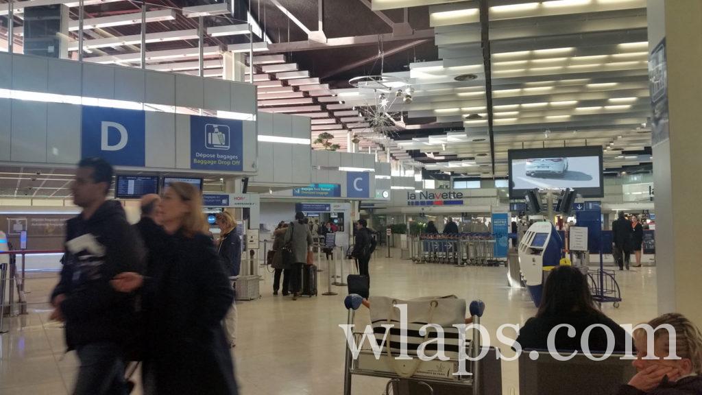 aéroport de Paris pour aller en Guadeloupe