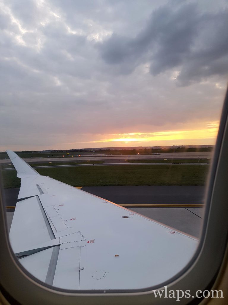 Vue depuis le hublot Air France pour se rendre à La Réunion