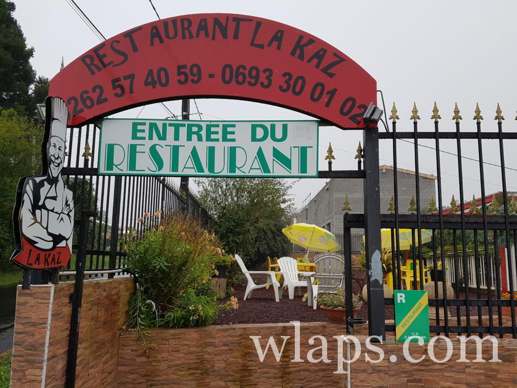 Ce midi c'est déjeuner à La Kaz à La Réunion