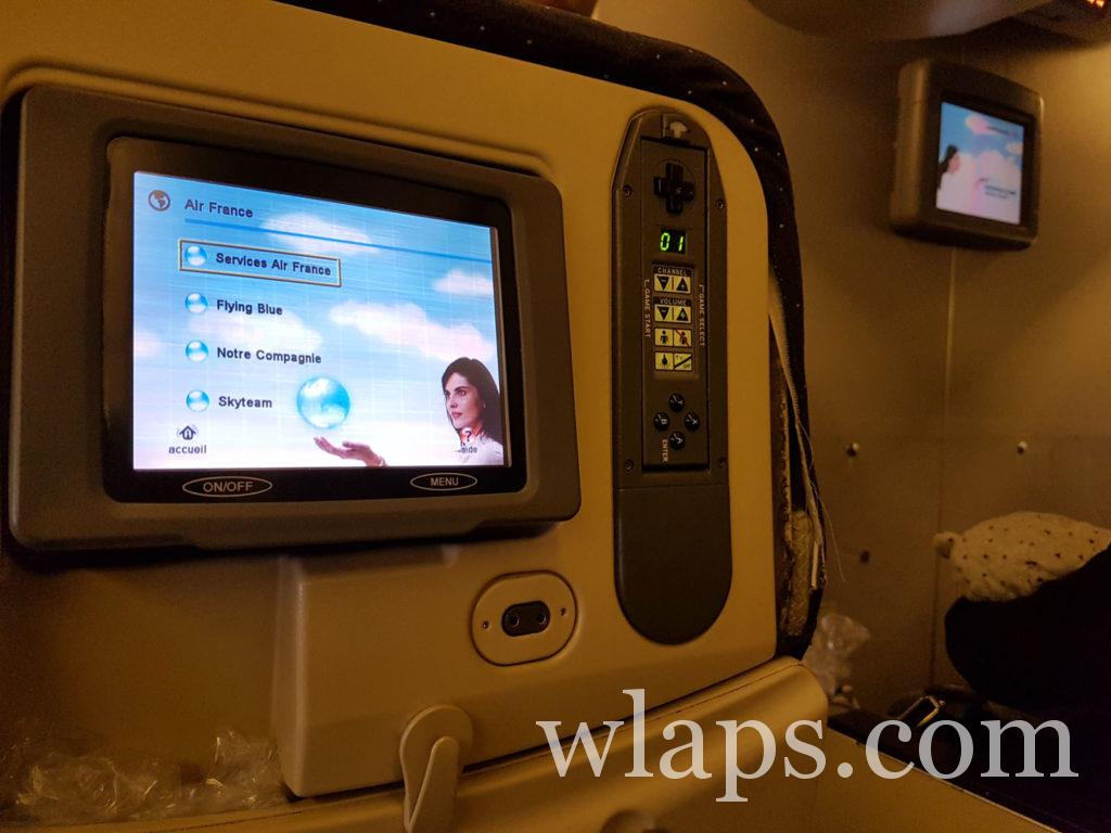 écran pour regarder des films dans l'avion air france