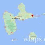 Carte pour vous situer où se trouve le traiteur Poivre et Vanille en Guadeloupe