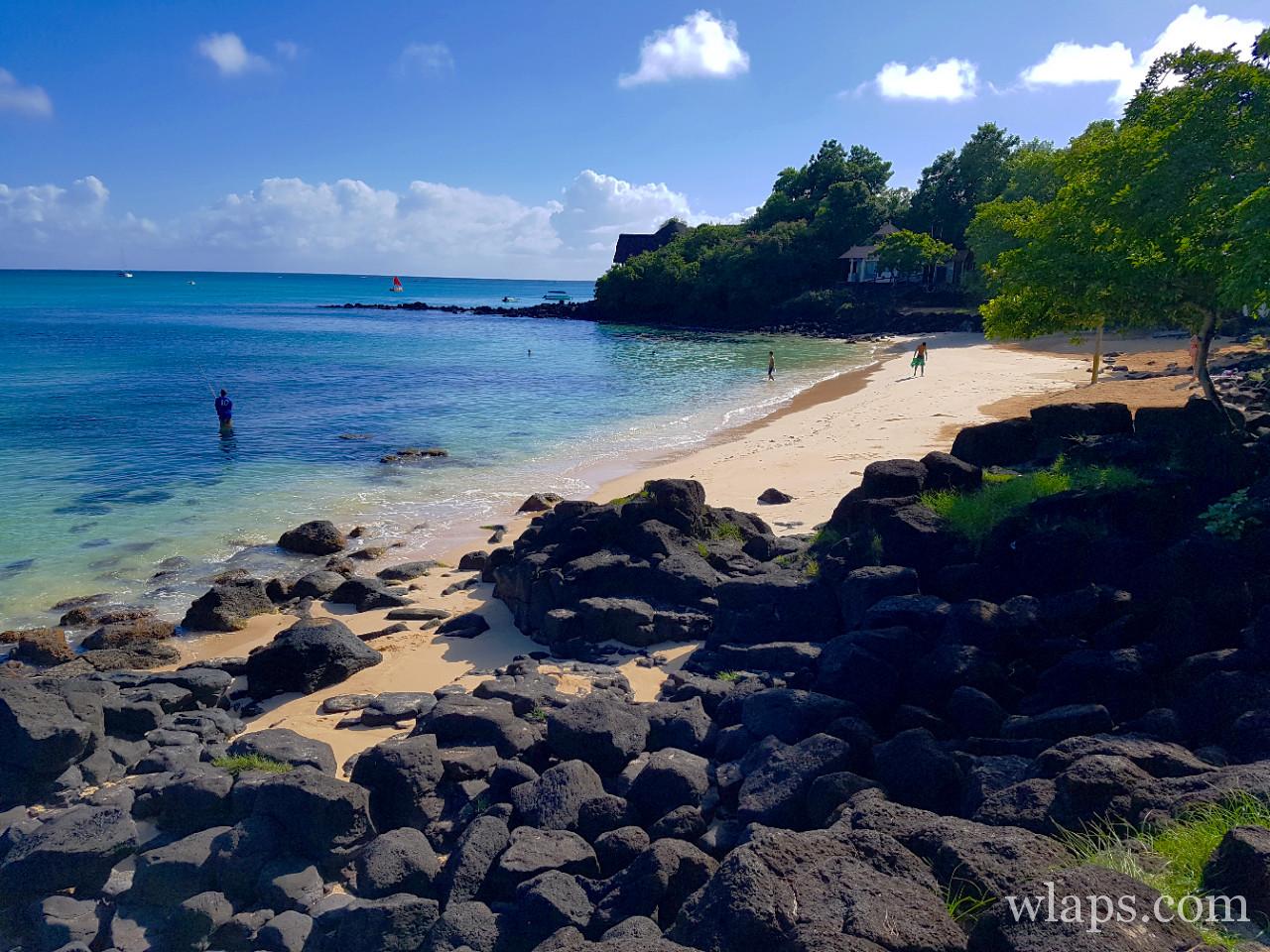 La plage de La Cuvette sur l'île Maurice