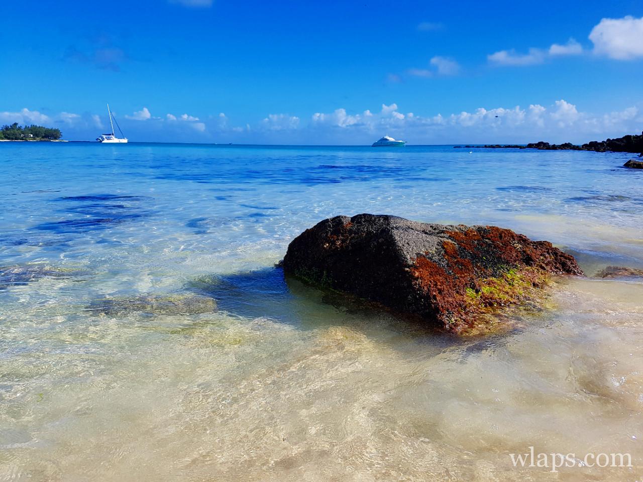 La plage de La Cuvette à l'île Maurice
