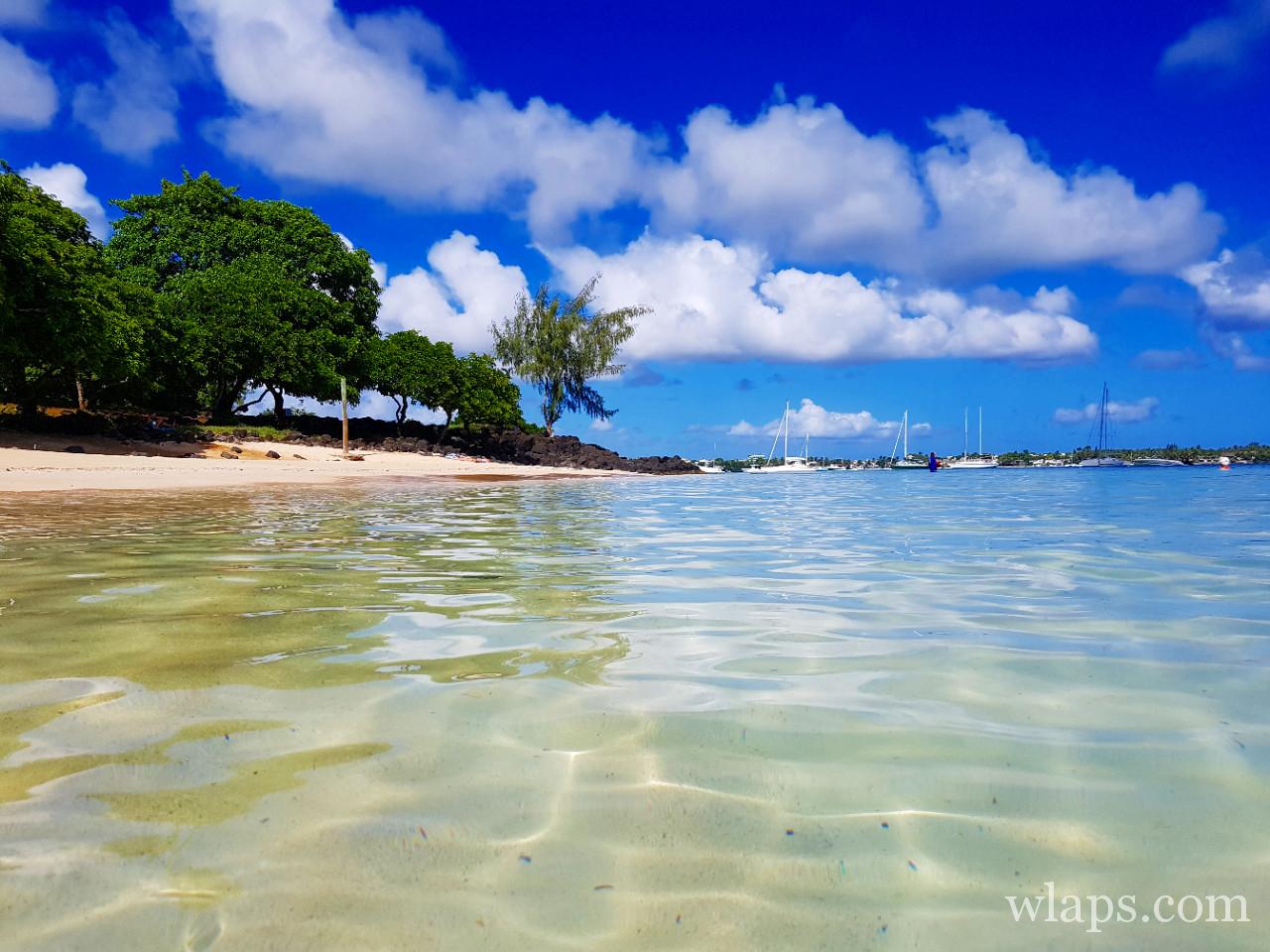 La plage de La Cuvette à l'île Maurice
