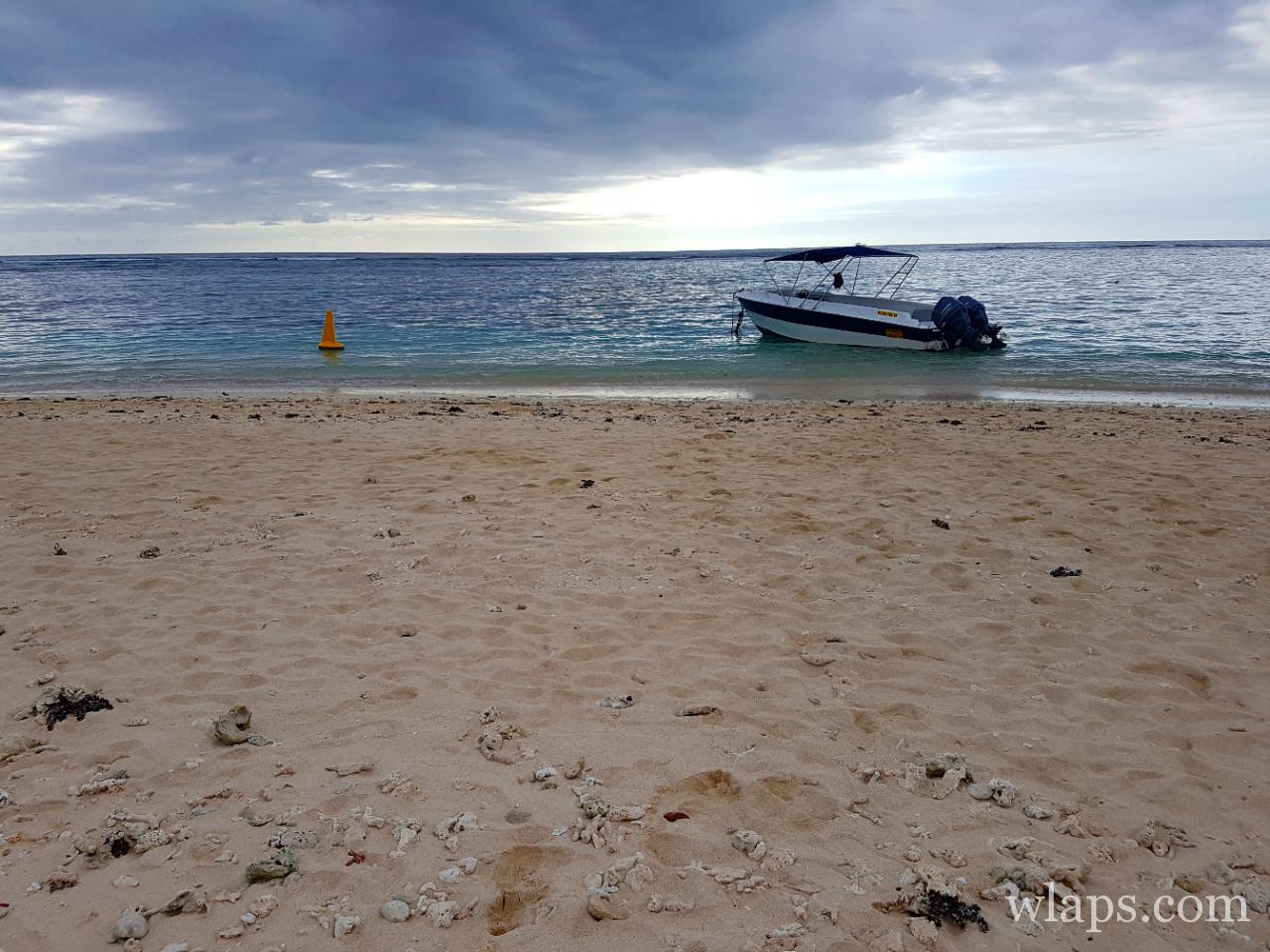 La plage de Flic en Flac à l'île Maurice