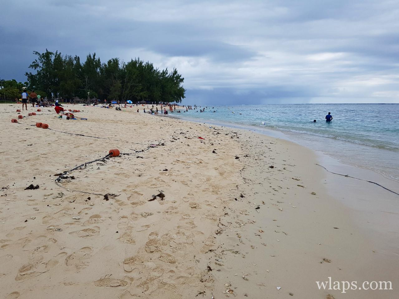 La plage de Flic en Flac à l'île Maurice