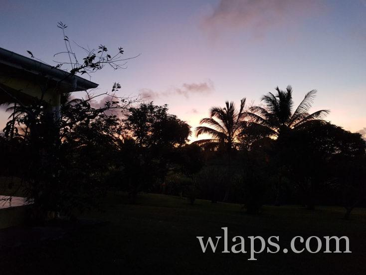 vue sur le jour qui se leve