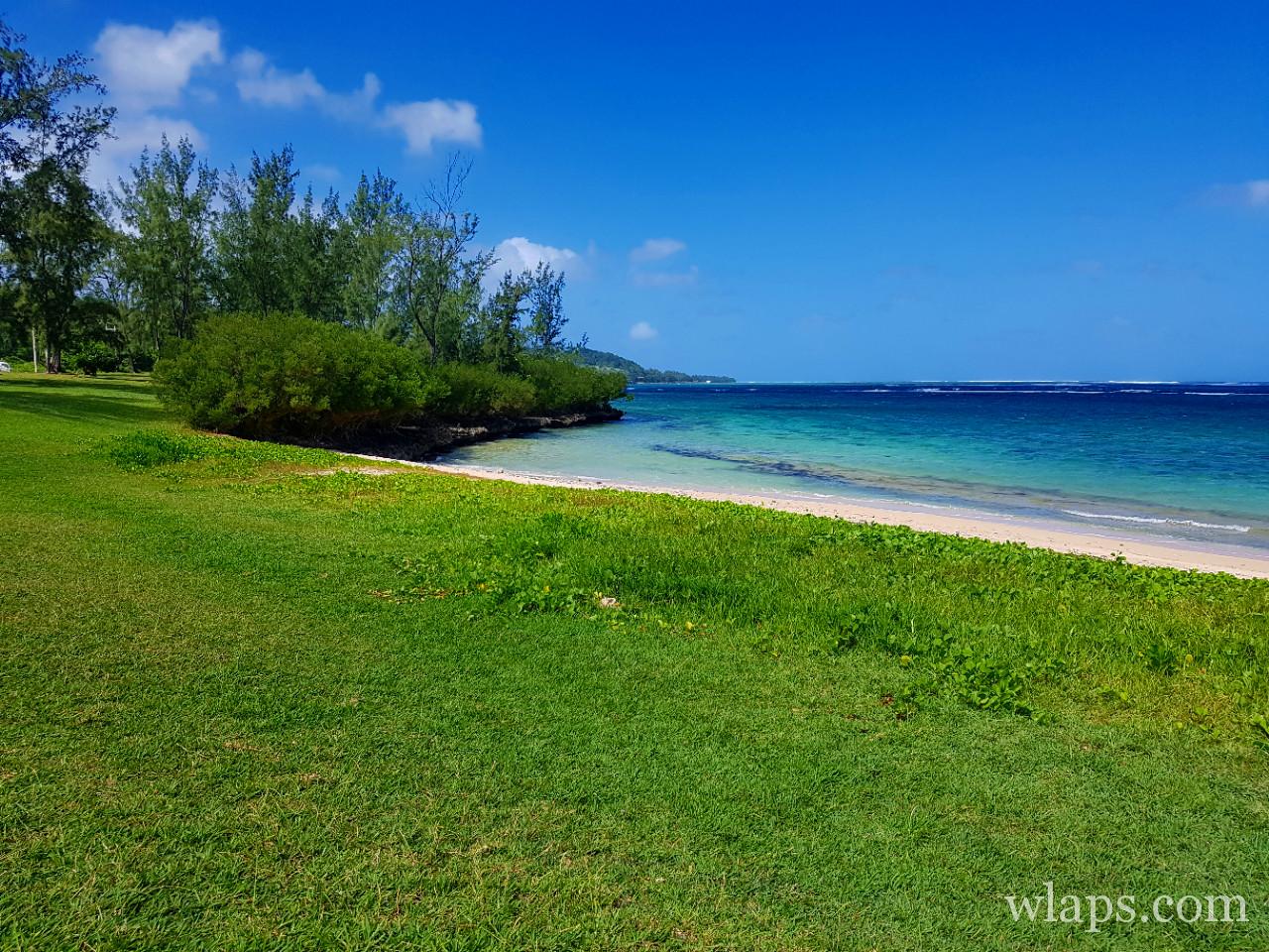La plage de la Prairie à l'île Maurice