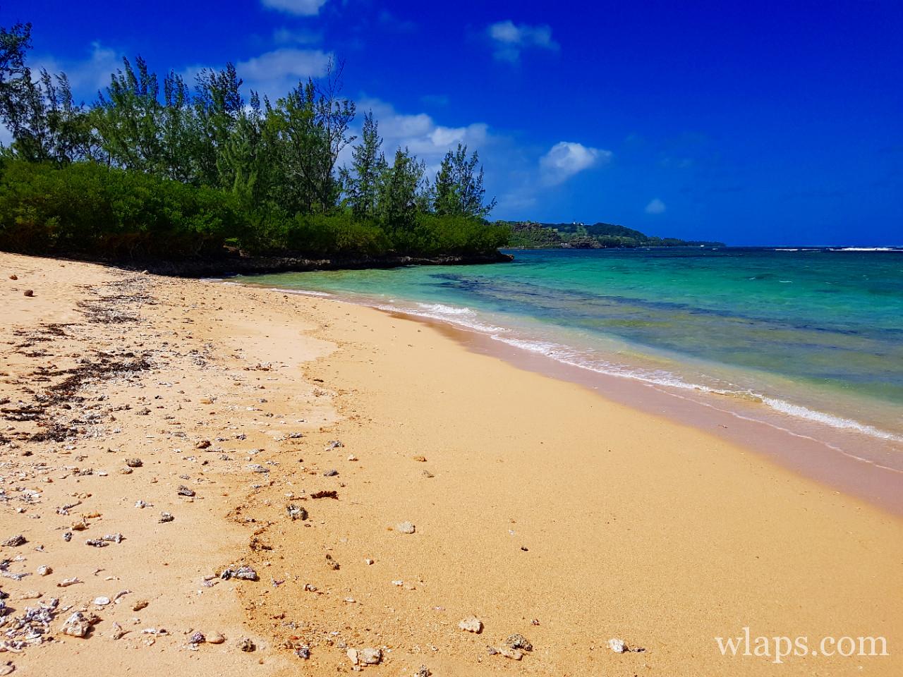 La plage de la Prairie à l'île Maurice
