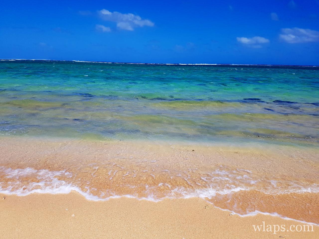 La plage de la Prairie à l'île Maurice