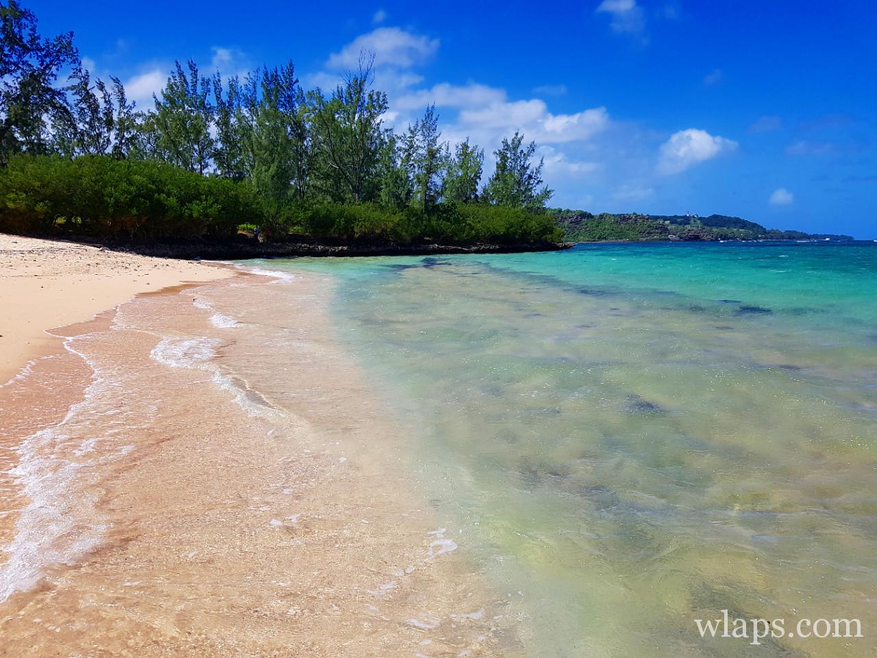 La plage de la Prairie à l'île Maurice