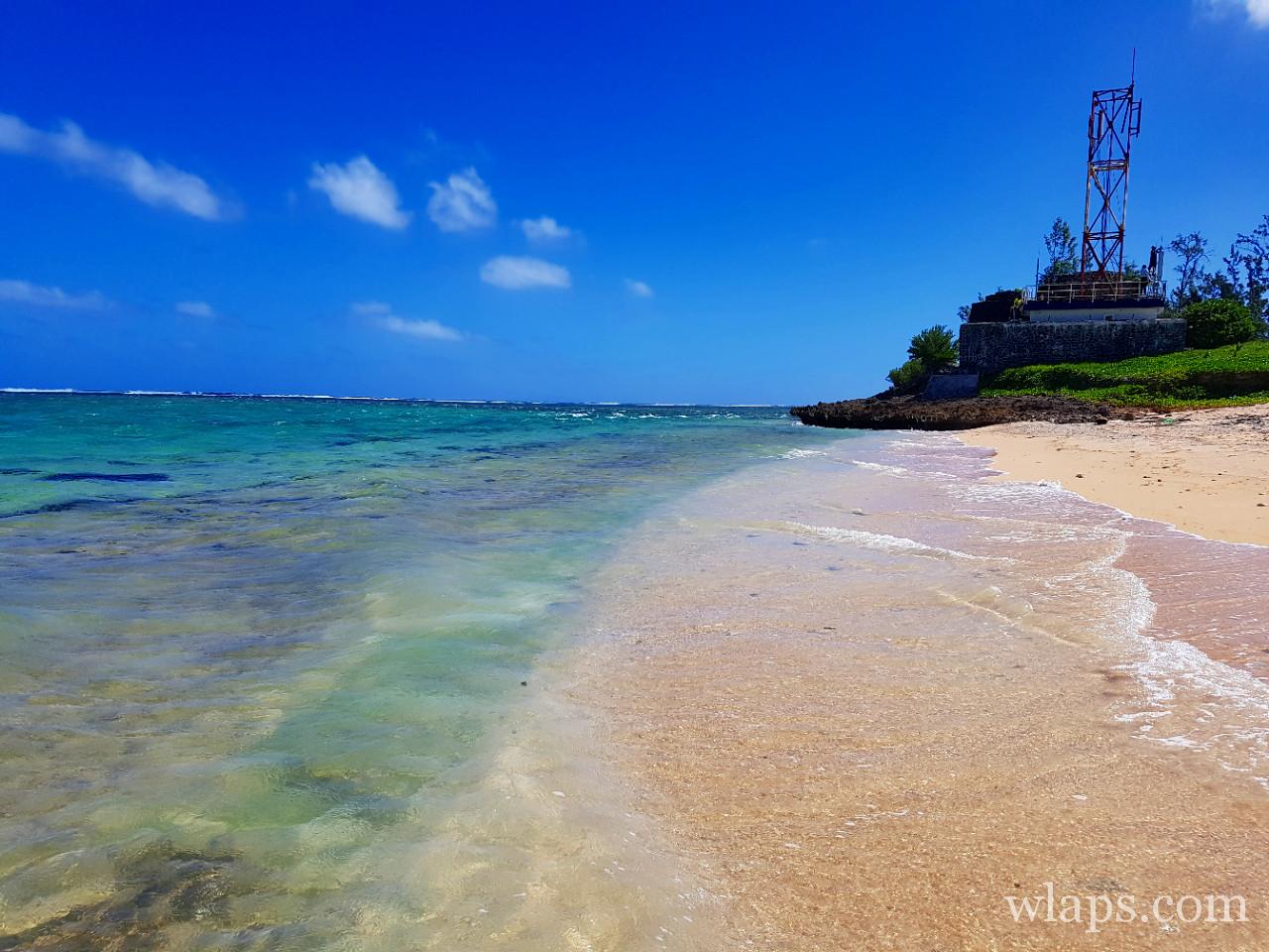 La plage de la Prairie à l'île Maurice