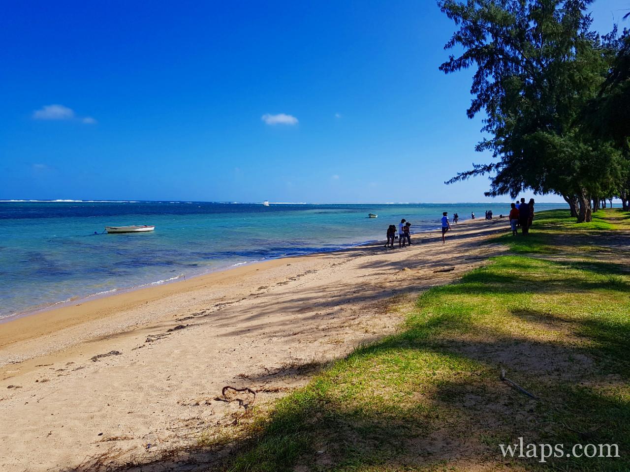La plage de Bel Ombre à l'île Maurice