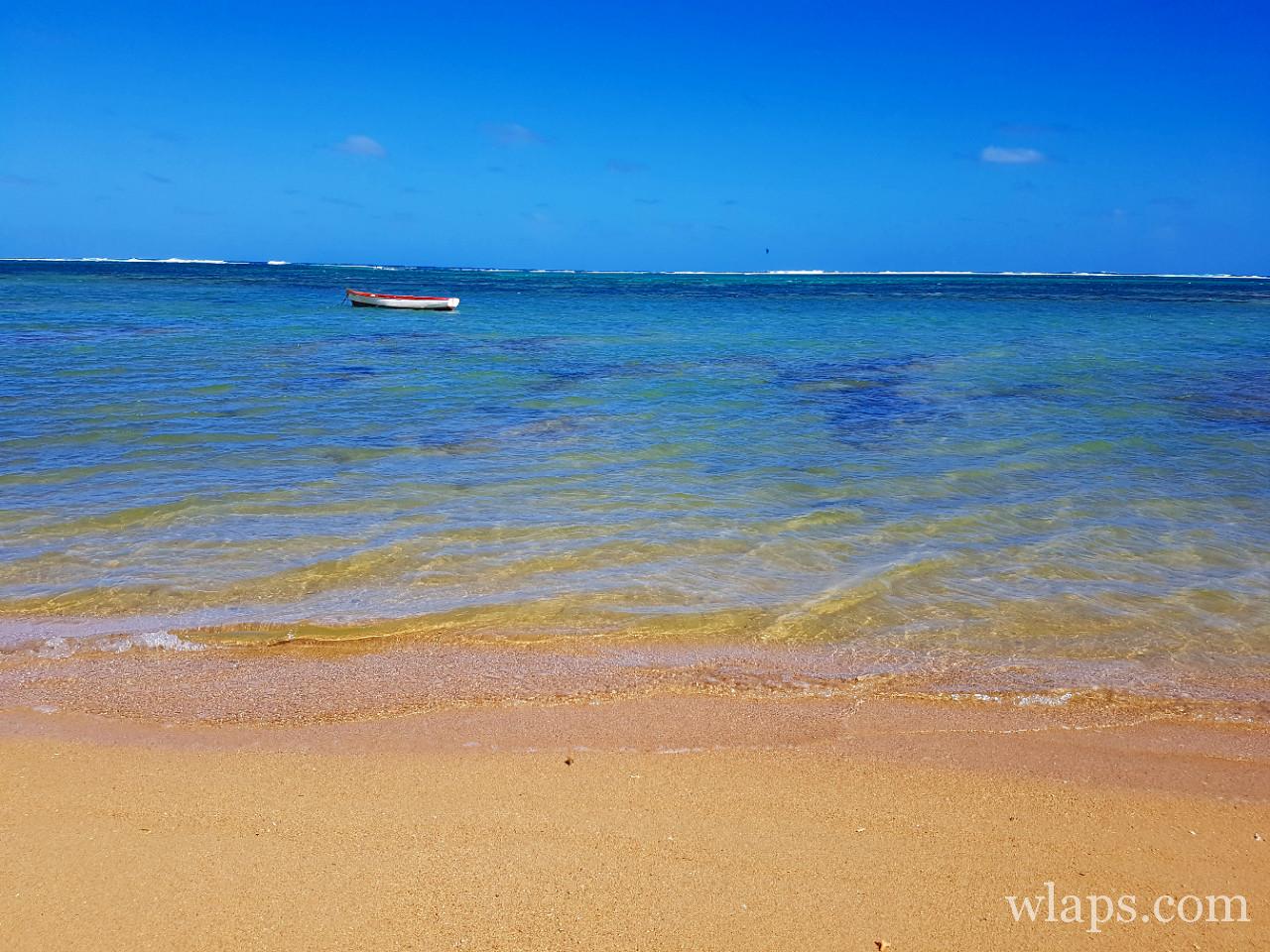 La plage de Bel Ombre à l'île Maurice