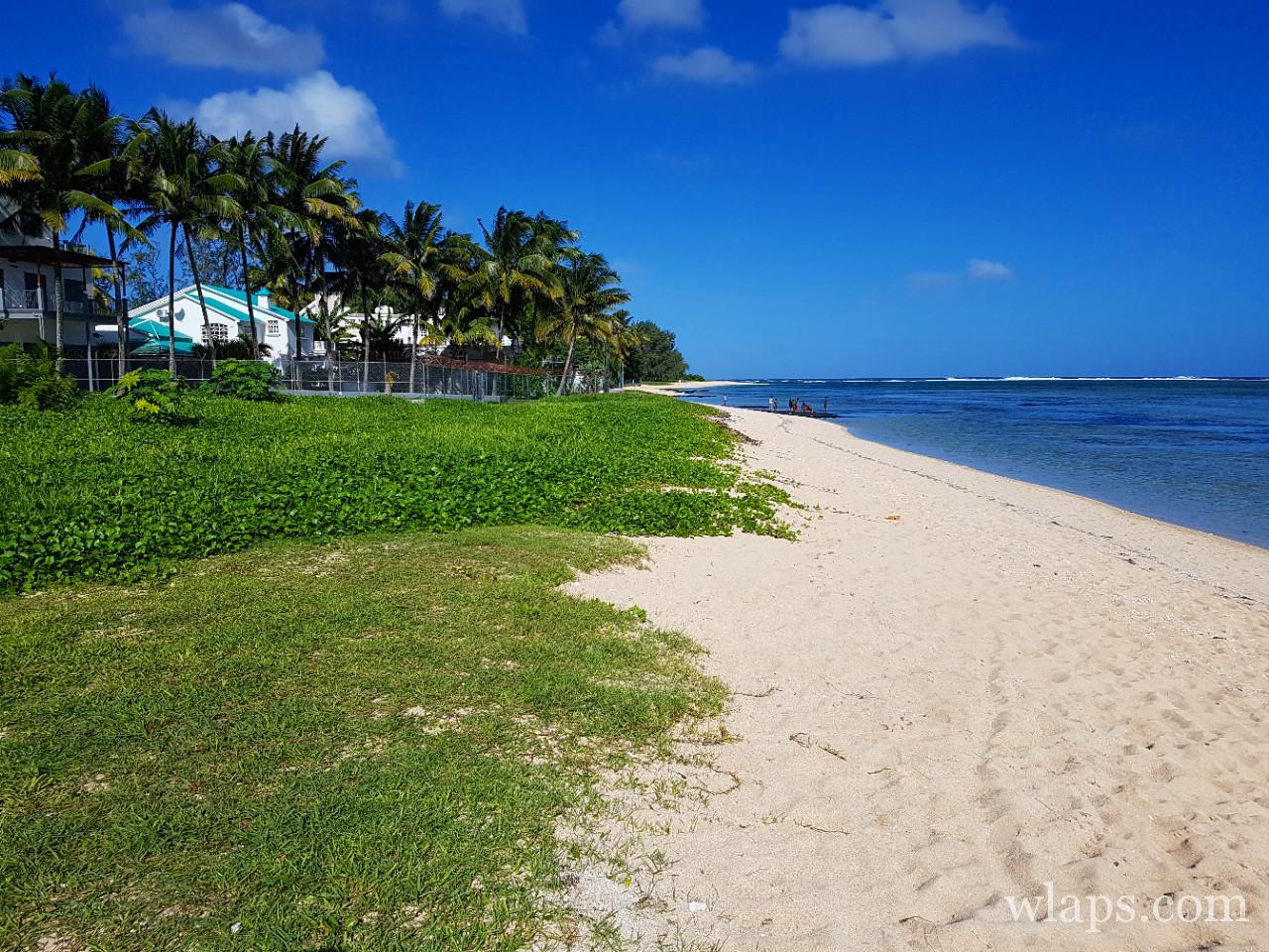 La plage de Riambel à l'île Maurice