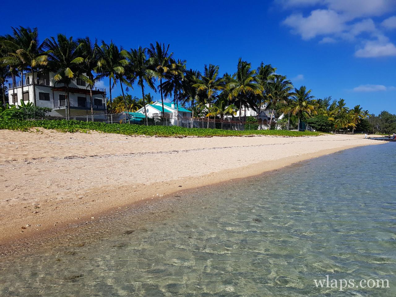 La plage de Riambel à l'île Maurice