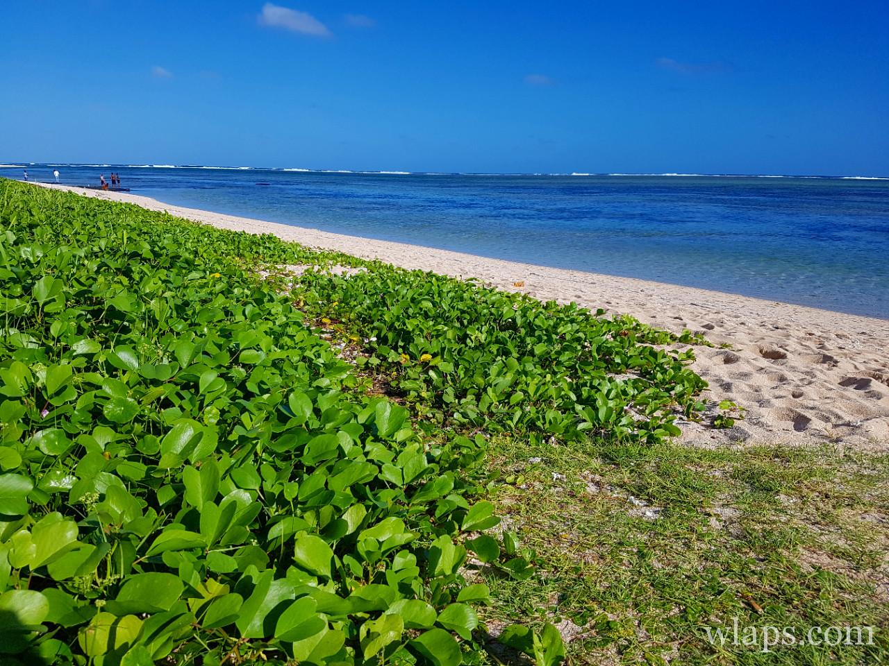 La plage de Riambel à l'île Maurice