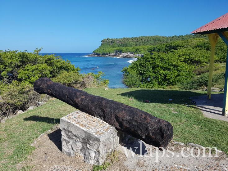 canon de la plage anse des galets
