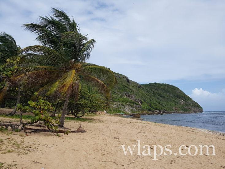 La belle plage de l'Anse Maurice
