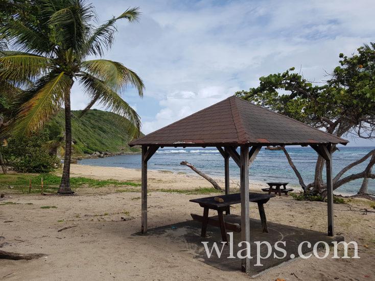 La plage de Anse Maurice en Guadeloupe