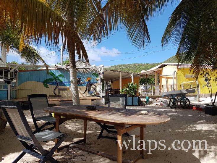 restaurant Les pieds dan'l sable à la Désirade