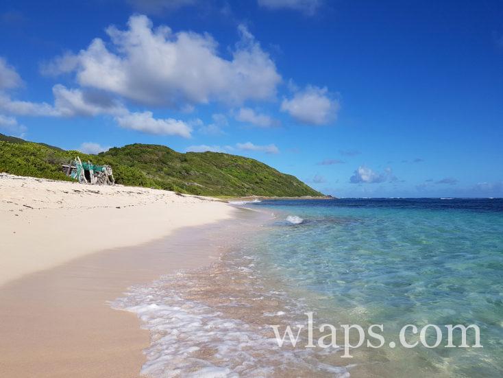 plage de marie galante sauvage