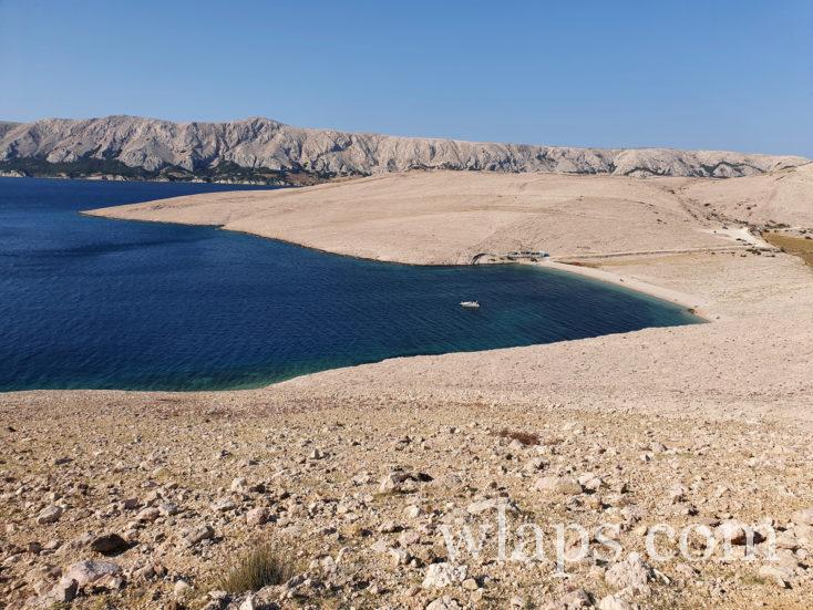 Plaža Ručica at Pag island