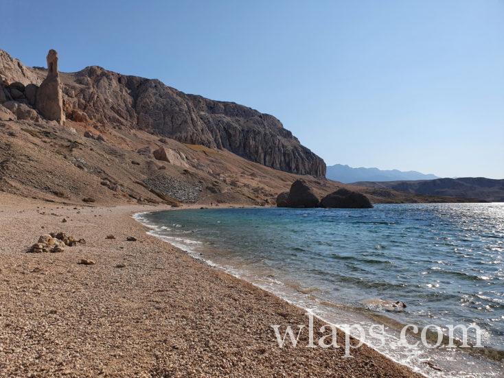 Beritnica beach at Pag island