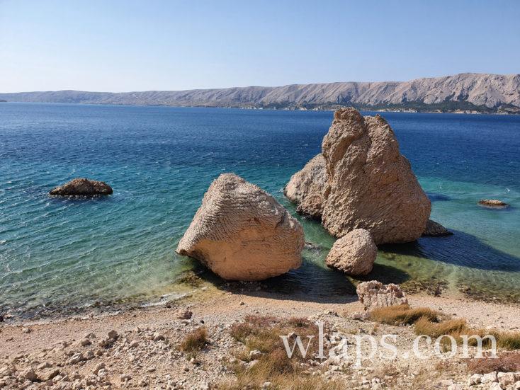 Beritnica beach at Pag island