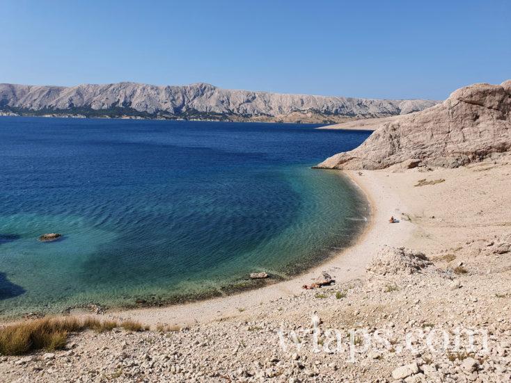 Beritnica beach at Pag island
