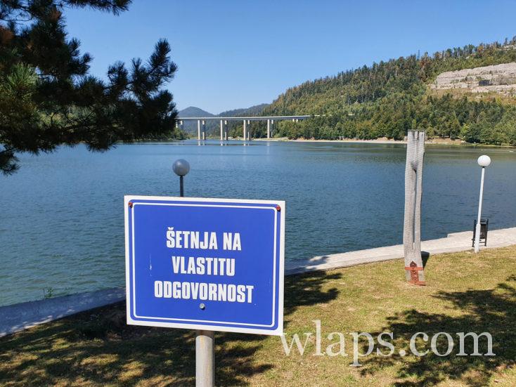 Lac de Fuzine en Croatie