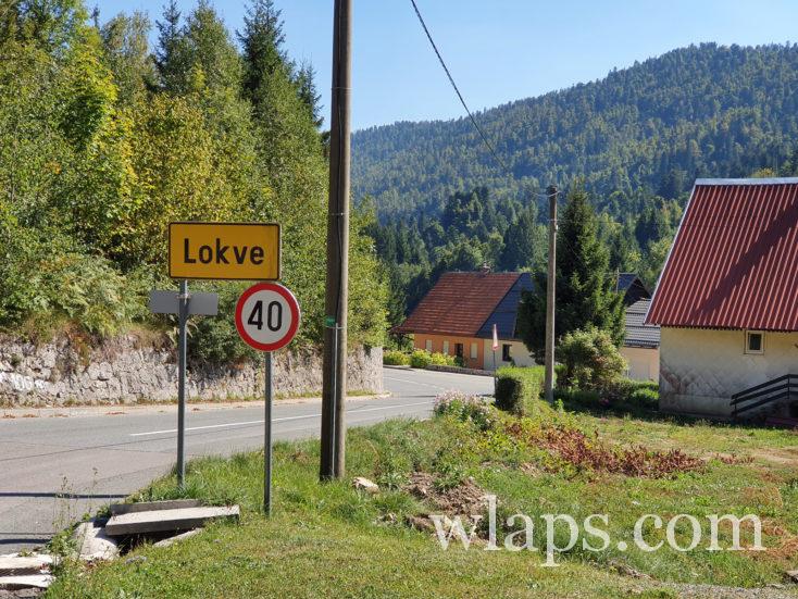 village de Lokve en Croatie