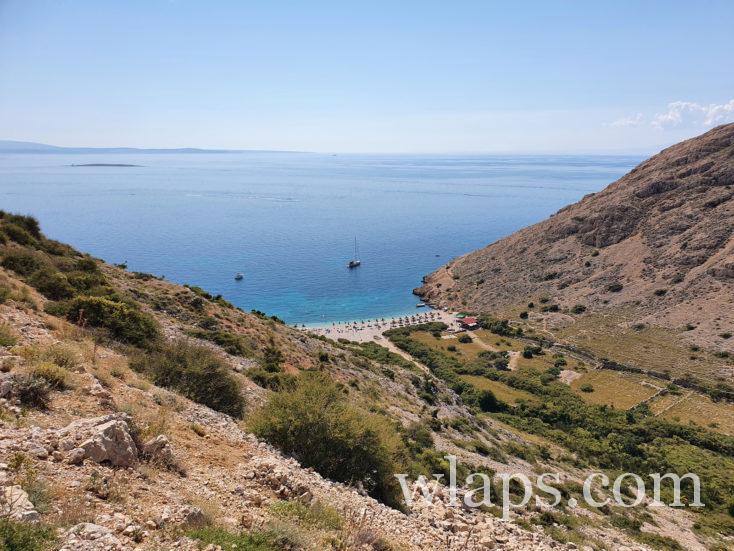 Oprna Bay sur l'île de Krk