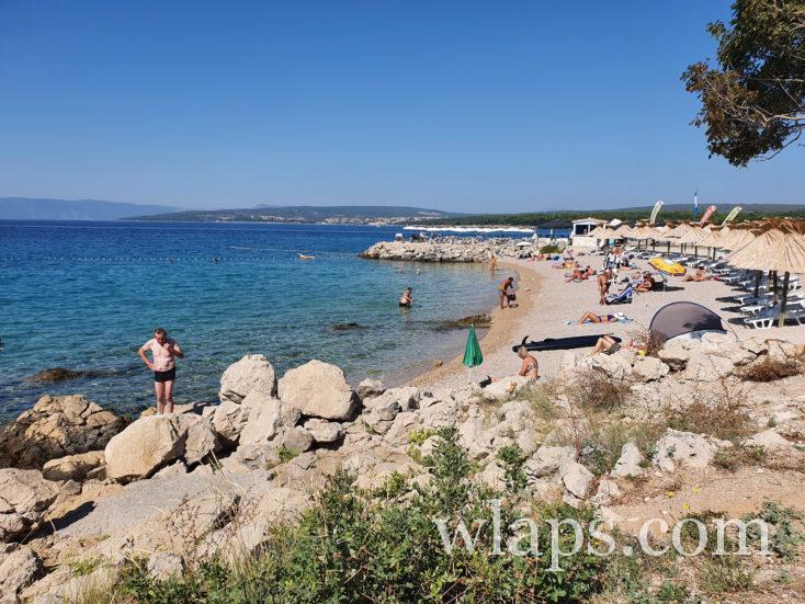 Punta Debij beach à Krk