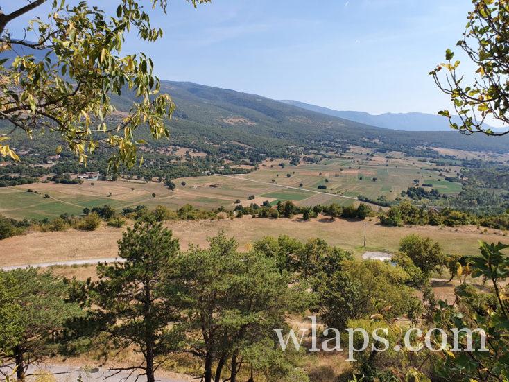 vue sur l'Istrie depuis les ruines du château