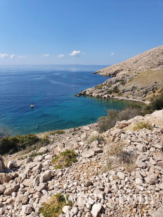 La côte de l'île de Krk