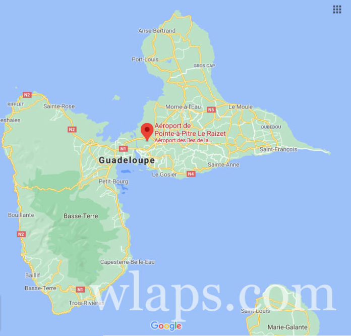 Aéroport de Guadeloupe Pôle Caraïbes à Pointe à Pitre Wlaps