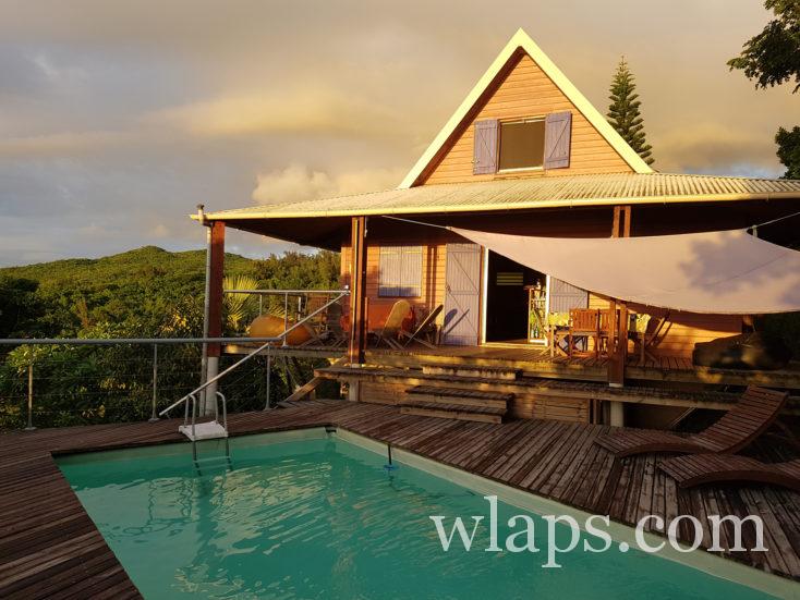 notre logement en mai à la Réunion